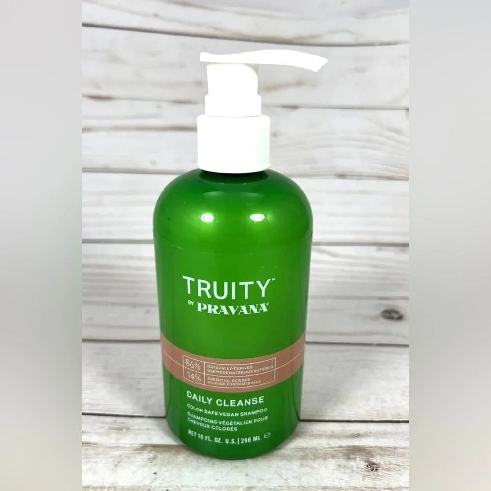 NEW Truity by Pravana Daily Cleanse Color Safe Vegan Shampoo 10 Fl Oz